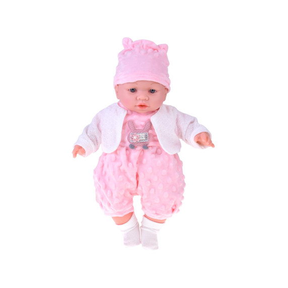 Păpușă interactivă în salopetă roz 40 cm – MAY MAY BABY
