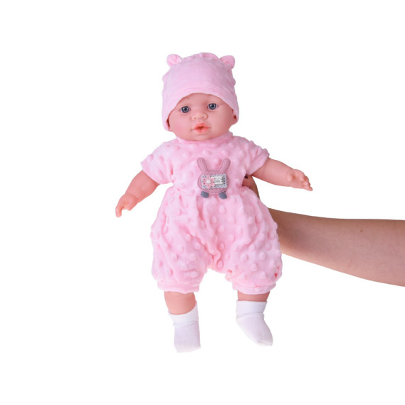 Păpușă interactivă în salopetă roz 40 cm – MAY MAY BABY