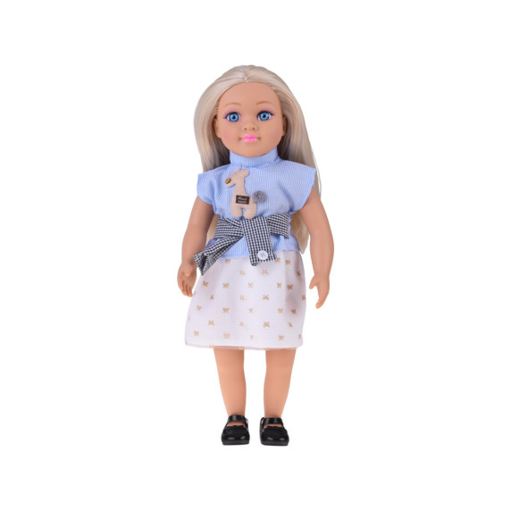 Elegáns baba hosszú szőke hajjal 48 cm MAYMAY GIRL