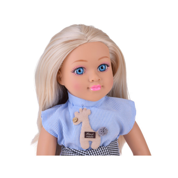 Elegáns baba hosszú szőke hajjal 48 cm MAYMAY GIRL