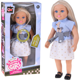Elegáns baba hosszú szőke hajjal 48 cm MAYMAY GIRL - 
