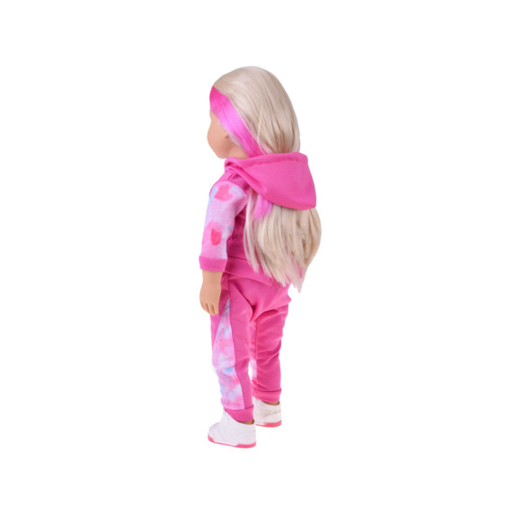 Játékbaba rózsaszín sportos öltözékben 48 cm MAYMAY GIRL