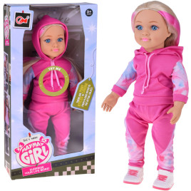Játékbaba rózsaszín sportos öltözékben 48 cm MAYMAY GIRL - 