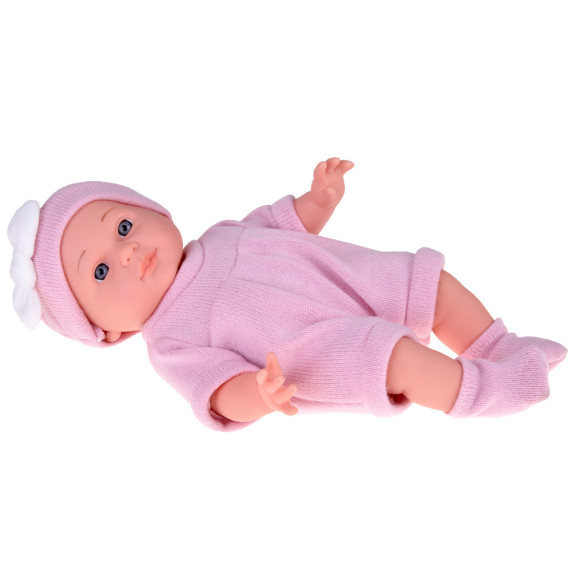 Păpușă bebeluș cu pătuț și accesori - LOVELY BABY