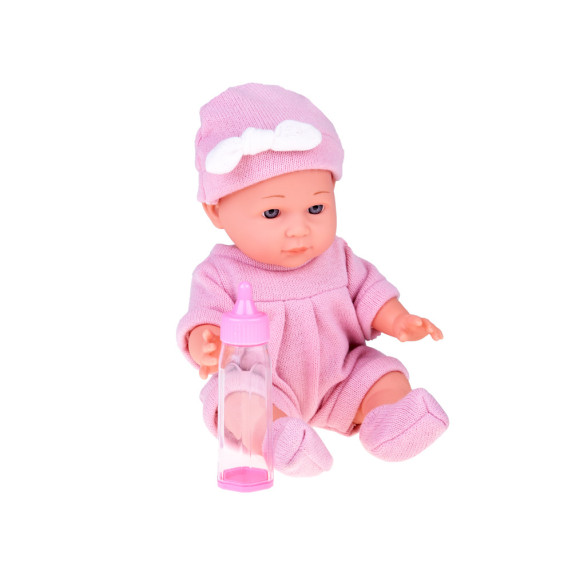 Păpușă bebeluș cu pătuț și accesori - LOVELY BABY