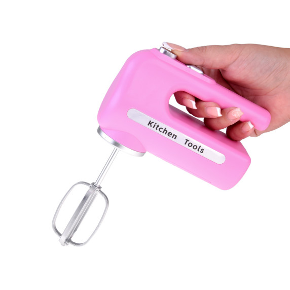 Mixer interactiv cu bol și două accesorii Inlea4Fun FOOD MIXER - roz