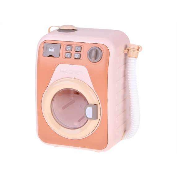 Interaktívna práčka so sušičkou a príslušenstvom 2v1 ROLLER WASHING MACHINE - oranžová