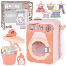 Interaktívna práčka so sušičkou a príslušenstvom 2v1 ROLLER WASHING MACHINE - oranžová - 