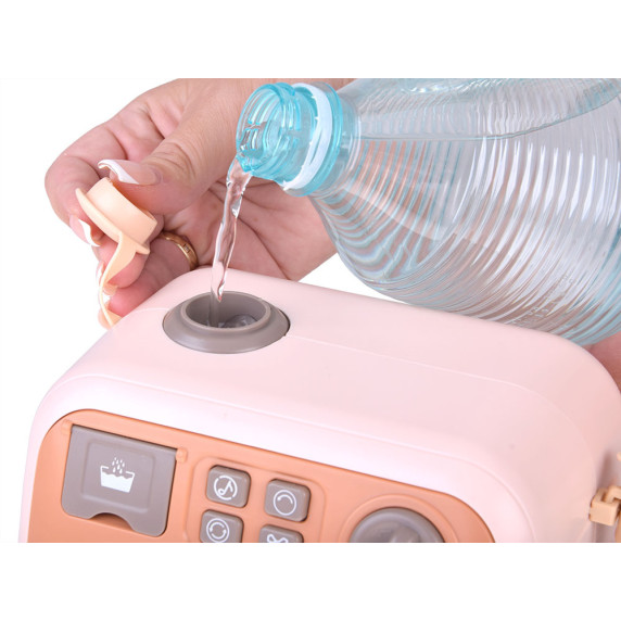 Interaktívna práčka so sušičkou a príslušenstvom 2v1 ROLLER WASHING MACHINE - oranžová