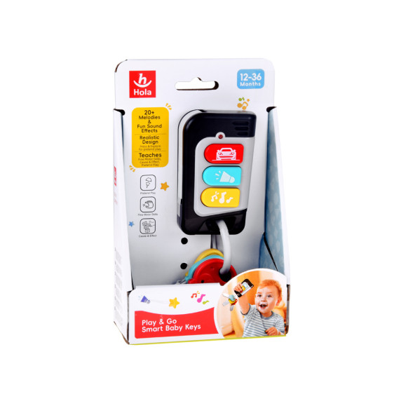 Chei auto interactive pentru bebeluși – HOLA Smart Baby Keys