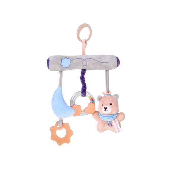 Prívesok na postieľku s hryzátkom a medvedíkom KAICHI My Sweet Bear