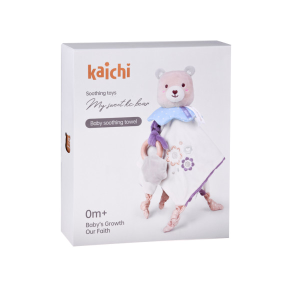 Uspávačik s plyšovým medvedíkom a hryzátkom KAICHI My Sweet Bear