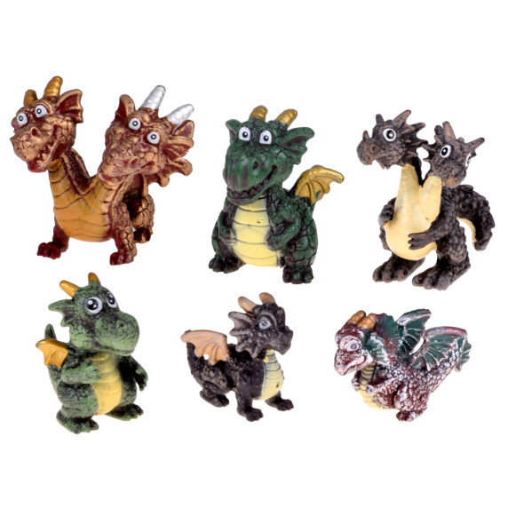 Set de figurine cu dinozauri – 6 piese HAPPY DINOSAUR – versiunea B