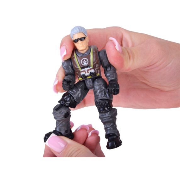 Set de figurine militare cu 12 elemente  -  WAR WOLF