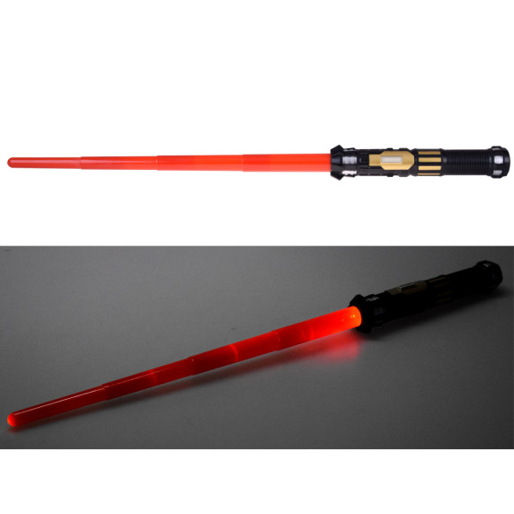 Sabie laser extensibilă cu efecte sonore SPACE SWORD -roșu