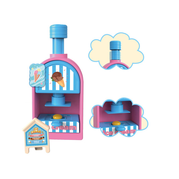 Kreatívna sada Zmrzlináreň a cukráreň s plastelínou CREATIVE COLOR CLAY