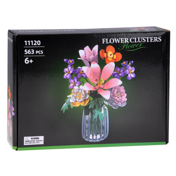 Set creativ din 563 elemente pentru copii - FLOWER CLUSTERS