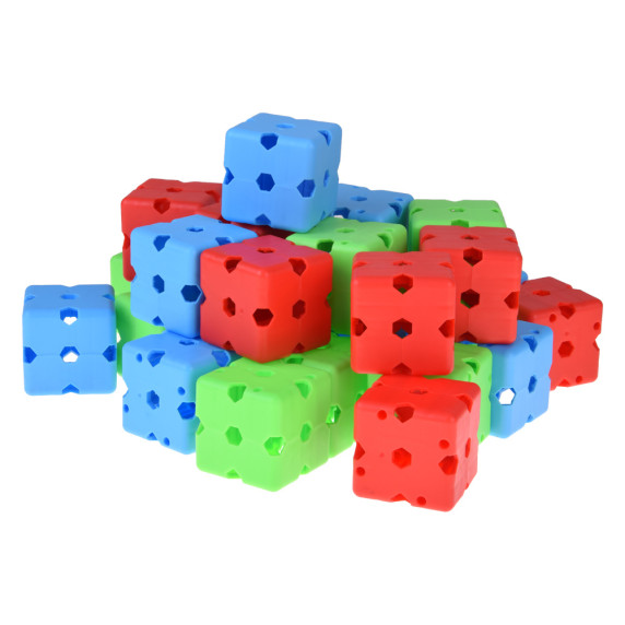 Set creativ de construcții din paie , 89 buc. - CREATIVE FORTS