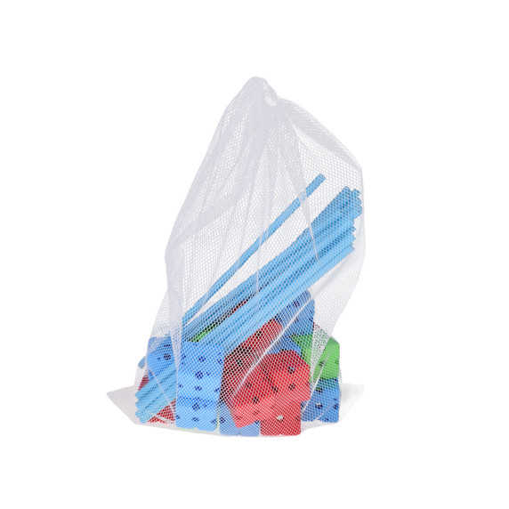 Set creativ de construcții din paie , 89 buc. - CREATIVE FORTS