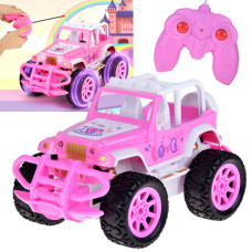 Mașina RC roz off-road pentru păpuși cu telecomandă - PRINCESS´S VEHICLE - 
