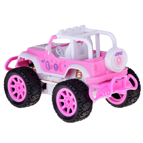Mașina RC roz off-road pentru păpuși cu telecomandă - PRINCESS´S VEHICLE