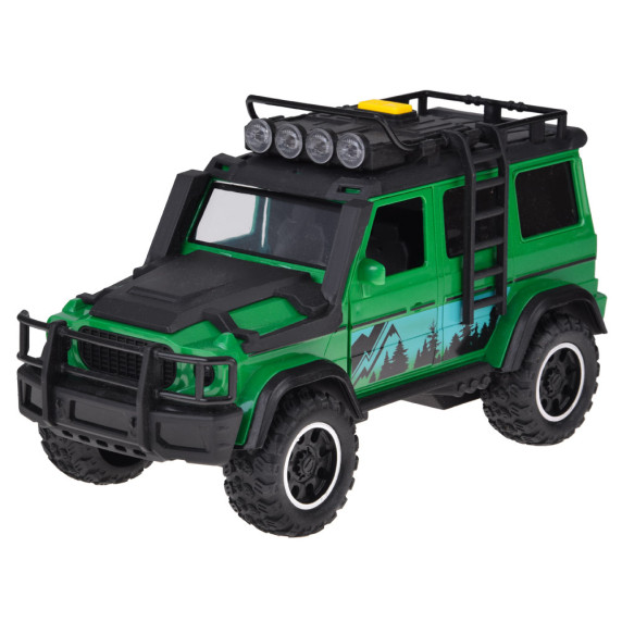 Interaktívne terénne vozidlo s prívesom na prepravu motocykla FOREST RANGER VEHICLE SET