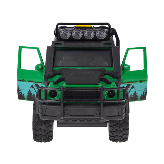 Interaktívne terénne vozidlo s prívesom na prepravu motocykla FOREST RANGER VEHICLE SET