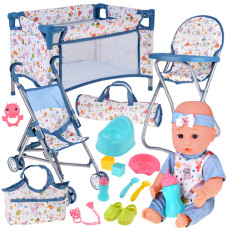 Păpușă cu accesorii – set de 16 piese TUTUBABY My Sweet Love - 