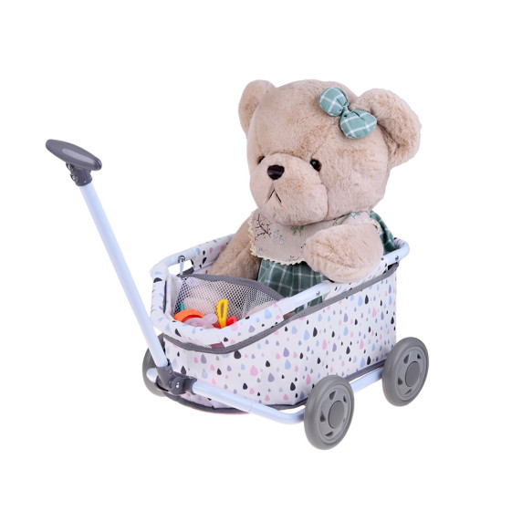 Kočík pre bábiky, vozík s rukoväťou DOLL WAGON