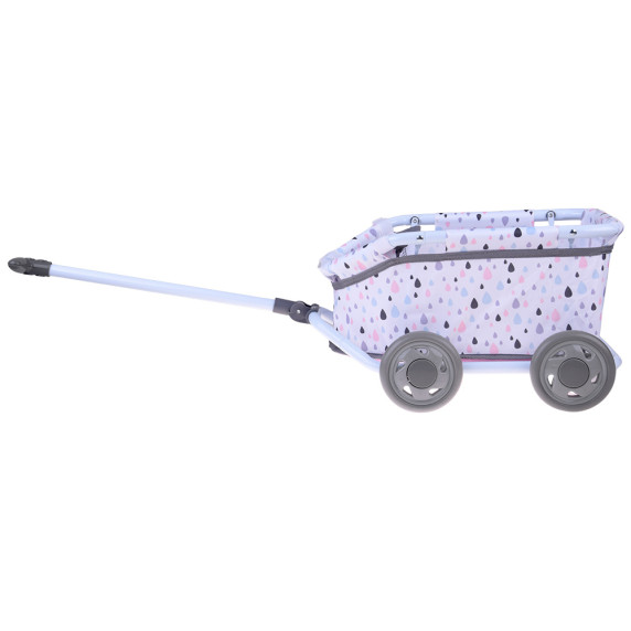 Kočík pre bábiky, vozík s rukoväťou DOLL WAGON