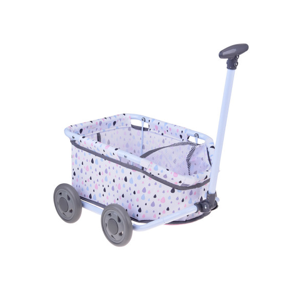 Kočík pre bábiky, vozík s rukoväťou DOLL WAGON
