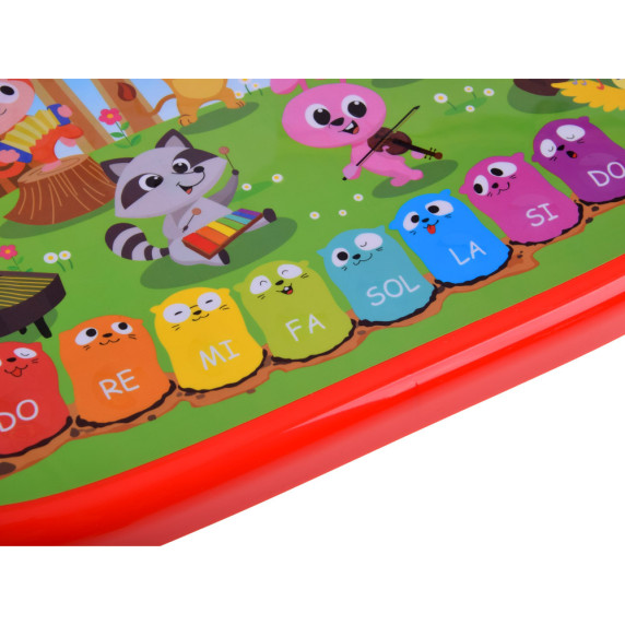 Pianul muzical interactiv cu mini quiz - FIVE STAR Learning Fun