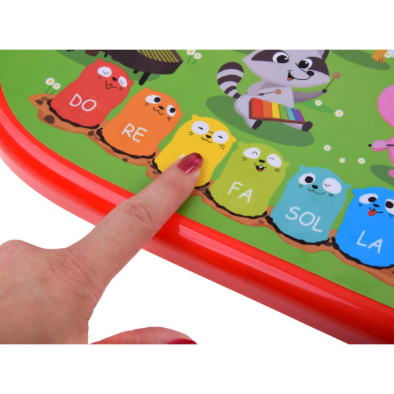 Pianul muzical interactiv cu mini quiz - FIVE STAR Learning Fun
