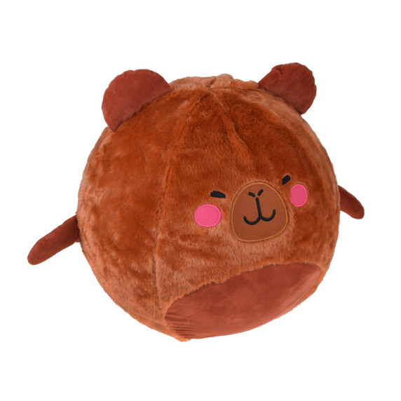 Plyšová nafukovacia lopta 45 cm BIG CUTE PET - kapybara