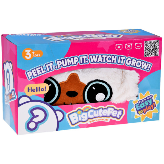 Plyšová nafukovacia lopta 45 cm BIG CUTE PET - mačiatko