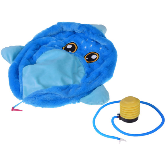 Plyšová nafukovacia lopta 45 cm BIG CUTE PET - žralok