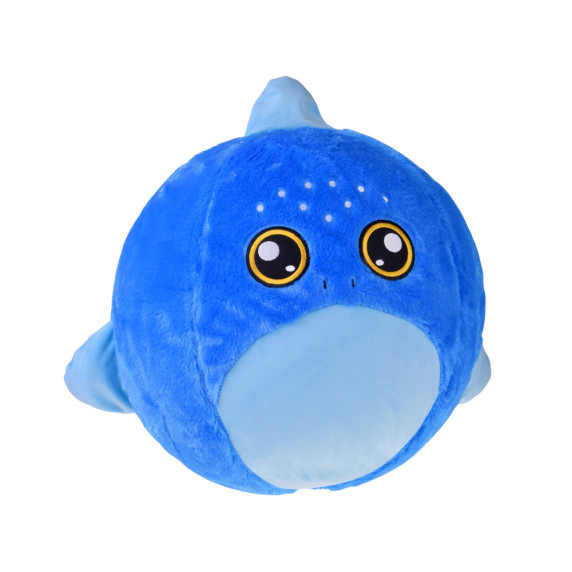 Plyšová nafukovacia lopta 45 cm BIG CUTE PET - žralok