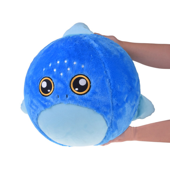 Plyšová nafukovacia lopta 45 cm BIG CUTE PET - žralok