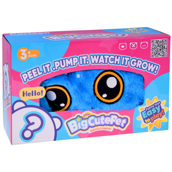 Plyšová nafukovacia lopta 45 cm BIG CUTE PET - žralok