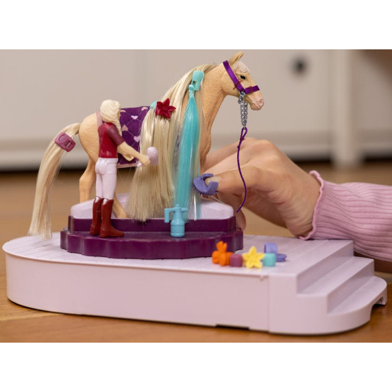 Forgó lógondozó állomás SCHLEICH Horse club Sofia´s beauties