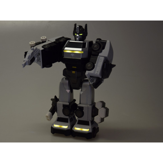 Mágneses transformer robot 2az1-ben MAGNET MECHA - Ezüst