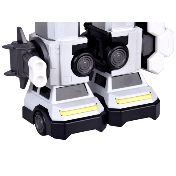 Mágneses transformer robot 2az1-ben MAGNET MECHA - Ezüst