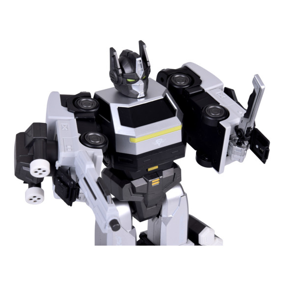 Mágneses transformer robot 2az1-ben MAGNET MECHA - Ezüst