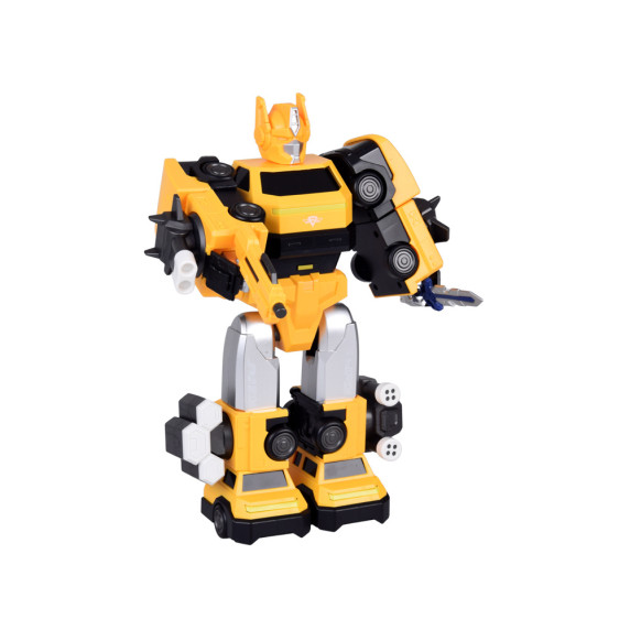 Robot magnetic transformer 2 în 1 MAGNET MECHA – galben