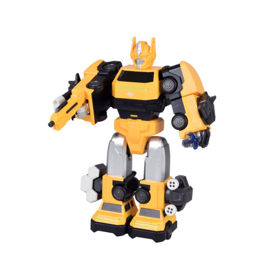 Robot magnetic transformer 2 în 1 MAGNET MECHA – galben