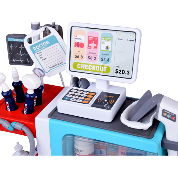 Detské zdravotné stredisko nemocnica a lekáreň MINI MEDICAL CENTER - modrý