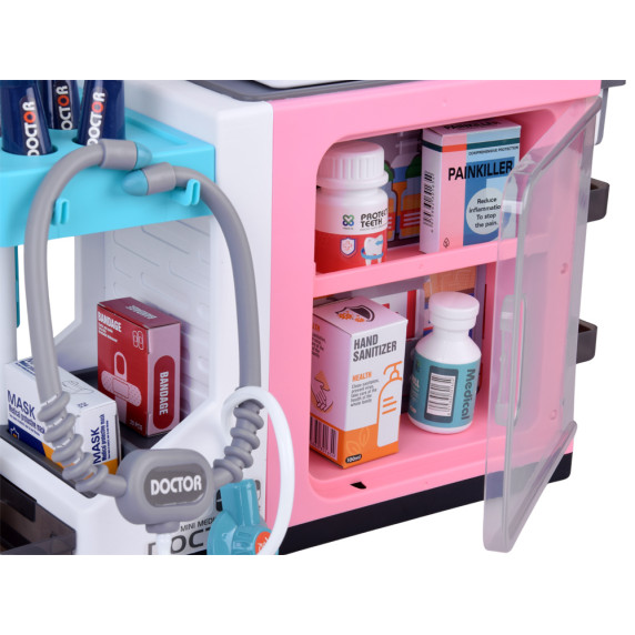 Játék egészségügyi központ, kórház és gyógyszertár MINI MEDICAL CENTER - Rózsaszín