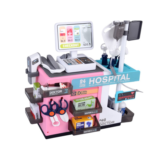 Játék egészségügyi központ, kórház és gyógyszertár MINI MEDICAL CENTER - Rózsaszín