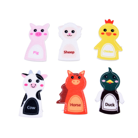 Vzdelávacia manipulačná plstená knižka MY FIRST FARM BOOK - farma