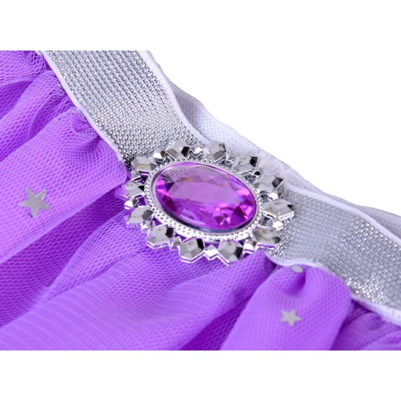 Tündérmesés hercegnő jelmez pillangós szoknya és ékszerszett PRINCESS - Lila